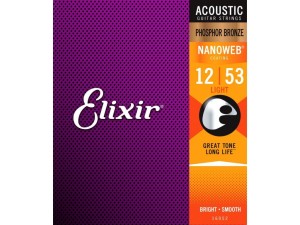 Elixir Phosphor Bronze 12-53 Acoustic