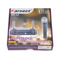 System bezprzewodowy UHF Karsect z mikrofonem do ręki.jpg