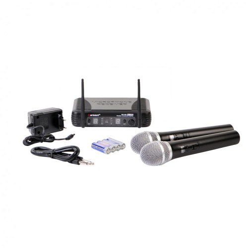 Dwukanałowy system bezprzewodowy UHF Karsect z mikrofonami do ręki WR-25D7HT-25.jpg