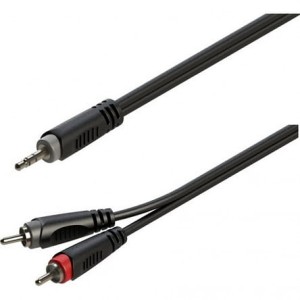Kabel RCA - jack 3,5 mm Roxtone RAYC150L3 3 m