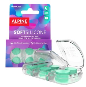 ZATYCZKI DO USZU - ALIPINE SOFTSILICON 6 SZT.